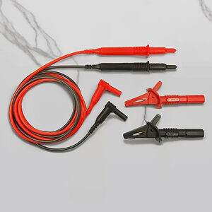 Multimeter Leads with interchangeable croc clips / probes